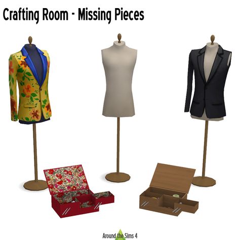 Fashion Designer Room, Sims 4 Retro, The Sims 4 Mod, Clothes Mannequin, Around The Sims 4, The Sims 4 Custom Content, Crafting Room, Play Sims 4, Free Sims 4