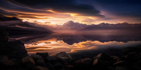 New Zealand Lakes, Wallpaper Windows 10, Panorama Landscape, Panorama Photography, Panoramic Photography, Panoramic Photo, Landscape Photography Nature, Photography Competitions, Photographer Portfolio