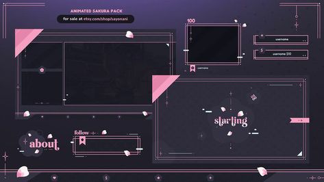 Stream Graphic Design, Art Stream Overlay, Stream Overlay Design Free, Twitch Streamer Aesthetic Overlay, Graphic Banner Design, Twich Streams Logo, Stream Overlay Ideas, Live Streaming Design, Twitch Overlay Templates