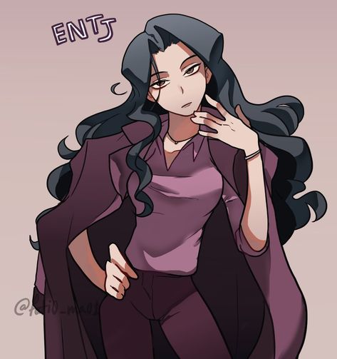 MBTI art - Credit: @fati0_ma01 Intj Woman Fanart, Entj Art, Mbti Entj, Entj Women, Personalidad Infj, Entj Personality, Cartoons Movies, Mbti Types, Arte Monster High