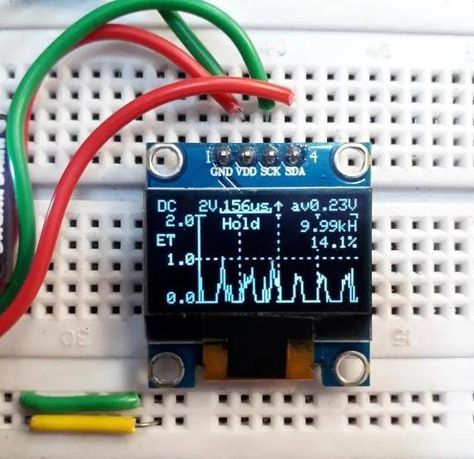 Arduino Nano 20KHz Pocket Sized Digital Oscilloscope. : 17 Steps (with Pictures) - Instructables Arduino Display, Arduino Lcd, Japanese Website, Microcontroller Board, Arduino Projects Diy, Arduino Cnc, Batteries Diy, Robotics Projects, Diy Tech