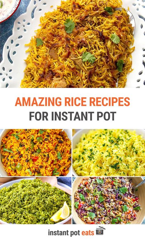 Instant Pot Rice Recipes, Risotto Chicken, Spicy Rice Recipe, Flavored Rice Recipes, Dorm Decor Aesthetic, Aesthetic Storage, Rice Dishes Recipes, Instant Pot Rice, Pressure Cooker Rice