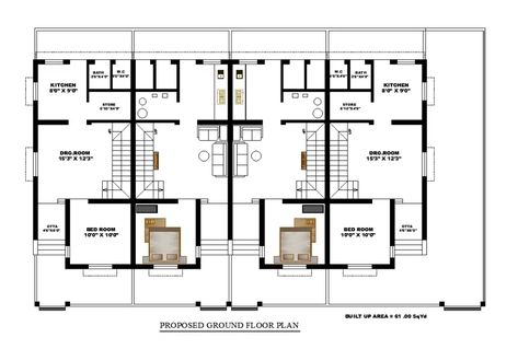 #cadbull #autocad #architecture #lowcosthousedesign #rowhouseplan #housedesign #housegroundplan #furniturelayout #layoutdesign #cadblocks #autocaddrawing #cad #dwgarchitecture #house #3ddrawing #2ddrawing #2dautocad #2dautocaddrawing Row House Floor Plan, Row House Architecture, Row House Plan, Small Row House Design, Row House Design, Ground Plan, Vastu House, Small Villa, Kitchen Drawing