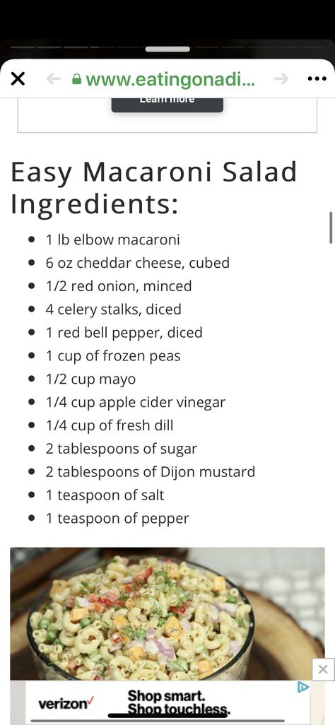 Salad Ingredients List, Macaroni Salad Ingredients, Best Egg Salad Recipe, Easy Macaroni Salad, Marinated Cucumbers, Mexican Salads, Easy Macaroni, Protein Salad, Macaroni Salad Recipe