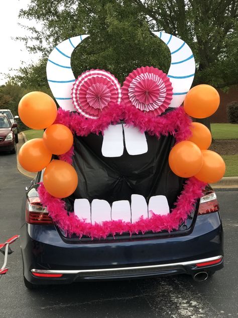 Halloween Car Decorations, Trunker Treat Ideas, Teal Pumpkin Project, Trunk Or Treat Ideas, Fall Carnival, Halloween Sensory, Hallowen Ideas, Teal Pumpkin, Treat Ideas