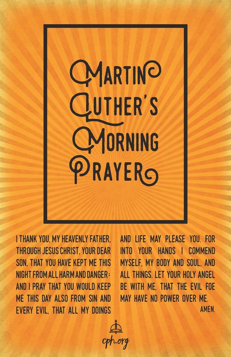 Download our Luther's Morning Prayer Poster! The beautiful design takes Luther's classic prayer and makes it a must hang for any classroom, home, or church. Martin Luther Quotes, Prayer Poster, Prayer Photos, Reformation Day, Mlk Quotes, Bible Topics, Prayer Closet, Dr Martin Luther King, Great Men