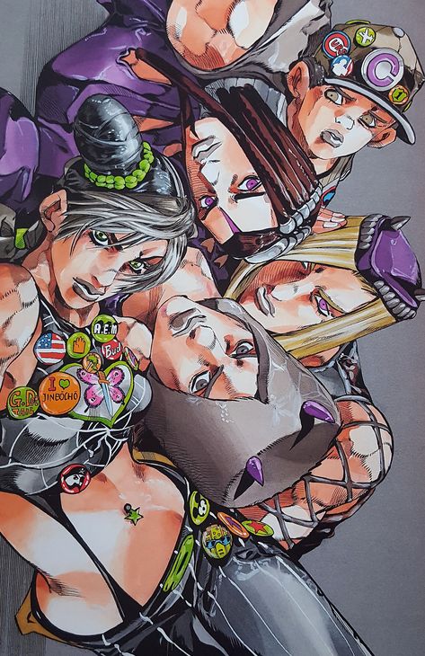 Jojos Bizarre Adventure Jotaro, Jojo's Adventure, Stone Ocean, Jojo Parts, Adventure Art, Jojo's Bizarre Adventure Anime, Jojo Anime, Manga Covers, Jojo Bizzare Adventure