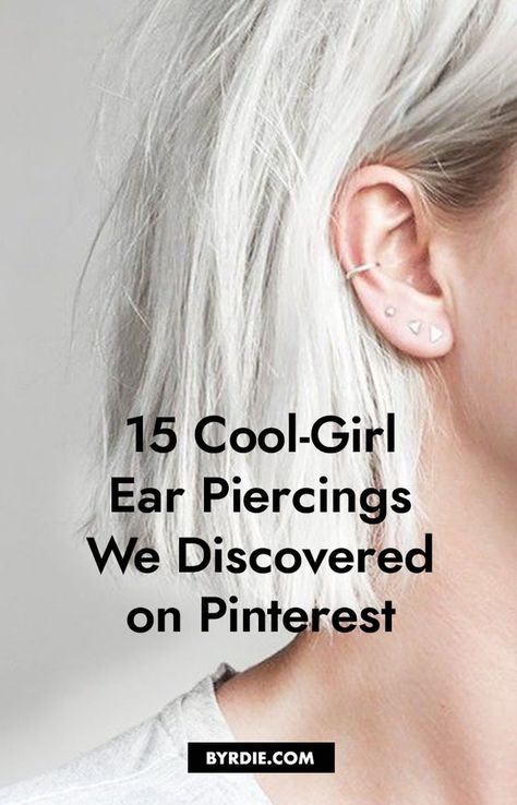 Different Places To Pierce Your Ear, What Ear Piercing Should I Get, Female Ear Piercings Ideas, Earrings Ideas For 3 Holes, Right And Left Ear Piercings, Ear Pierce, Oorpiercings Ideas, Ear Pierce Ideas, Womens Ear Piercings Ideas