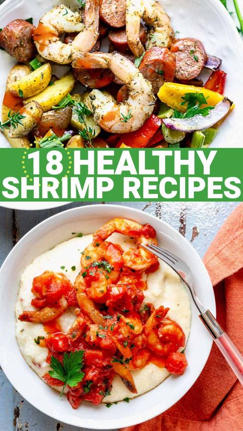 We’ve gathered the best healthy shrimp recipes on the internet. So, if you're looking for ways to incorporate everyone's favorite pink crustacean into your weeknight dinner rotation, look no further. This post will show you how to make quick and delicious, easy appetizers and dinners for any night of the week. Check out the best shrimp recipes at www.healthyseasonalrecipes.com! Keto Zucchini Recipes, Healthy Shrimp Recipes, Tacos Breakfast, Pizza Tacos, Breakfast Desserts, Best Shrimp Recipes, Shrimp Spring Rolls, Bbq Salads, Keto Zucchini