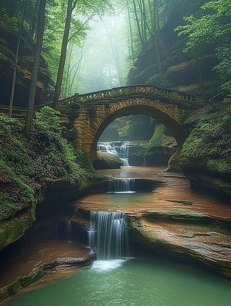 Hocking Hills Ohio, Hocking Hills State Park, Hocking Hills, Fantasy Places, July 25, Fantasy Rpg, Place To Visit, Beautiful Places To Visit, Beautiful Place