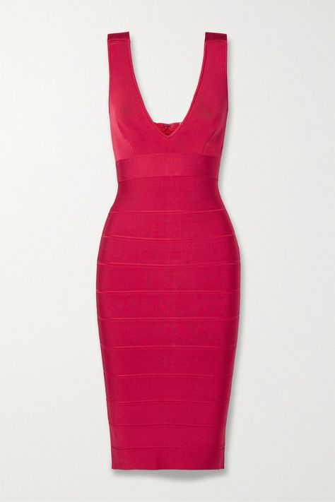 Icon Dress, Red Bandage Dress, Cute Dress Outfits, Bandage Midi Dress, Red Dress Women, Bandage Dress Bodycon, Iconic Dresses, Fashion Inspiration Design, Herve Leger