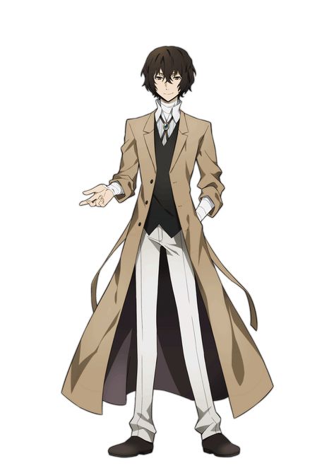 #dazai #dazaiosamu #bungoustraydogs #freetoedit Dazai Character Design, Dazai Transparent Background, Bungo Stray Dogs Full Body Pic, Dazai Full Body Pic Bsd, Dazai Full Body Picture, Dazai Osamu Full Body Picture, Dazai Character Sheet, Dazai Standing, Kunikida Full Body Pic