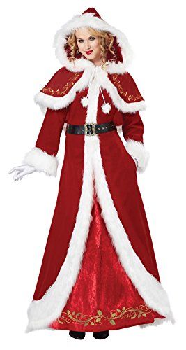 Capelet Mrs Santa Claus Costume, Mrs Claus Outfit, Santa Claus Costume, California Costumes, Santa Dress, Santa Costume, Dress Trims, Womens Fancy Dress, Santa Suits