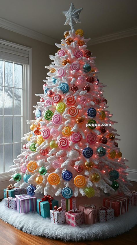 25 Creative DIY Ideas for a Candy Cane Christmas Aesthetic Candy Cane Wonderland Decorations, Candyland Christmas Decorations Indoor, Candy Theme Christmas Tree Ideas, Diy Christmas Peppermint Decorations, Peppermint Candy Christmas Decorations, Diy Candy Themed Christmas Decorations, Candy Land Christmas Tree Ideas, Candyland Christmas Decorations Outdoor, Candyland Christmas Decorations Diy