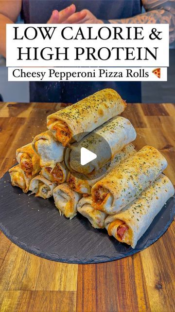 High Protein Pepperoni Pizza Hot Pockets, Tortilla Pizza Recipes, Aussie Fitness, Herb Pizza, Carb Balance Tortillas, Beef Pepperoni, Pepperoni Pizza Rolls, High Protein Meal Plan, Protein Pizza