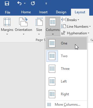 Word 2016: Breaks Computer Ms Word, Microsoft Word 2016, Word Line, Computer Lessons, Page Setup, Ms Word, Page Layout, Bar Chart, Computer