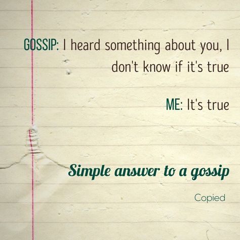 How to stop a gossip How To Stop Gossiping, Stop Gossiping, Affirmations For Kids, Something About You, Life Lesson, Life Lessons, Affirmations, Let It Be, Quotes