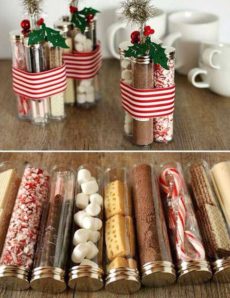 Fun DIY Christmas Presents for Coworkers Joululahjat Diy, Projek Menjahit, Diy Christmas Presents, Navidad Diy, Jar Gifts, Homemade Christmas Gifts, Candy Canes, Homemade Christmas, Xmas Crafts