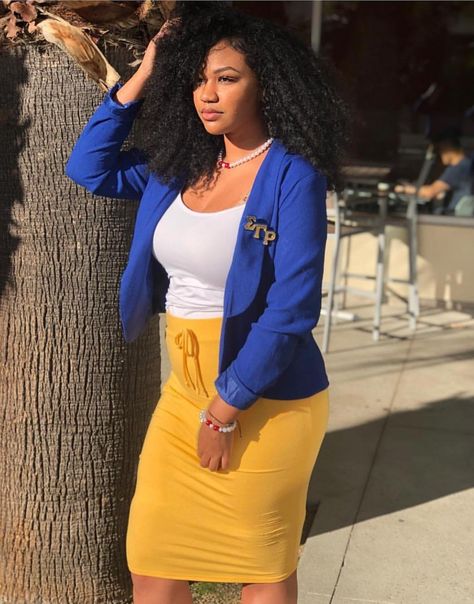 Royal Blue And Gold Outfit, Taurus Bday, Sigma Girl, Sister Hood, Alpha Phi Alpha Fraternity, Sorority Sisterhood, Alpha Fraternity, Pretty Poodles, Alpha Phi Alpha