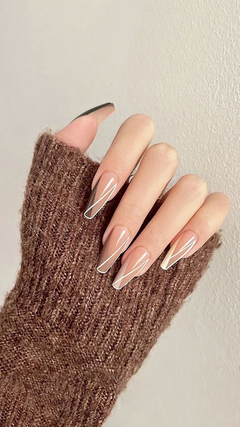 Matte Brown Nails, Brown Nails For Fall, Nails For Fall, Holloween Nails, Fall Nail Ideas, Nails Matte, Asian Nails, Hippie Nails, Fall Designs