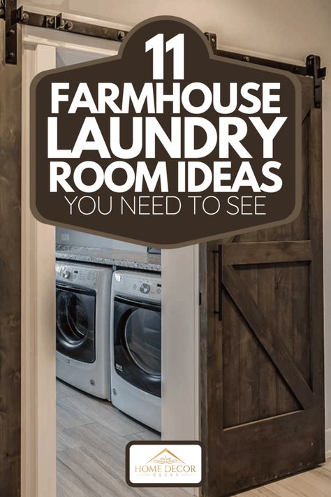 11 Farmhouse Laundry Room Ideas You Need To See Farmhouse Laundry Room Ideas, Laundry Room Paint, Country Laundry Rooms, Rustic Laundry Rooms, Pantry Laundry Room, Laundry Room Lighting, Pantry Laundry, Laundry Room Flooring, Large Laundry Rooms