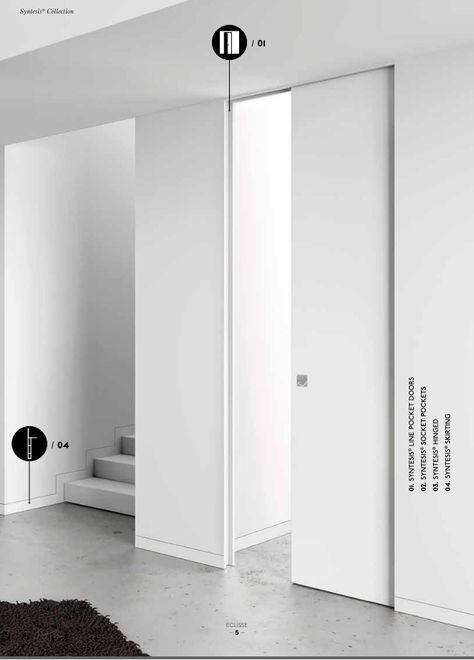 Trimless Pocket Door, Frameless Pocket Door, Minimal Sliding Doors, Modern Pocket Doors, Cavity Sliding Doors, Dreamy Interiors, Bathroom Interior Design Modern, Frameless Door, Slider Door