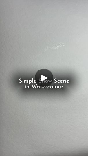 6.3K views · 168 reactions | How to paint a simple snow scene in watercolour. | The Artery Art Shop and Classes | The Artery Art Shop and Classes · Original audio Snowy Scene, Watercolor Christmas Cards, Snow Scenes, Watercolor Inspiration, Water Colour, Mark Making, Christmas Watercolor, Three Color, Watercolour Painting