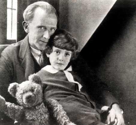 Today is the birthday of Alan Alexander Milne (1882 - 1956) He was an English author, best known for his books about the teddy bear Winnie-the-Pooh and for various children's poems. Milne was a noted writer, primarily as a playwright, before the huge success of Pooh overshadowed all his previous work.  More information about A.A. Milne and her poems on Poemhunter:  http://www.poemhunter.com/alan-alexander-milne/    Happy Birthday Alan Alexander Milne!  Happy Birthday Winnie The Pooh! Aa Milne, A A Milne, Christopher Robin, Writers And Poets, A Teddy Bear, Interesting History, Pooh Bear, Favorite Authors, I Love Books