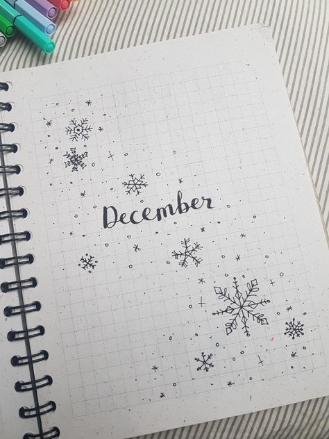 December front cover page December Front Page, Journal Healing, December Bullet Journal, Journal Design Ideas, Bullet Journal Design, Bullet Journal Design Ideas, Journal Design, Cover Page, Journal Covers