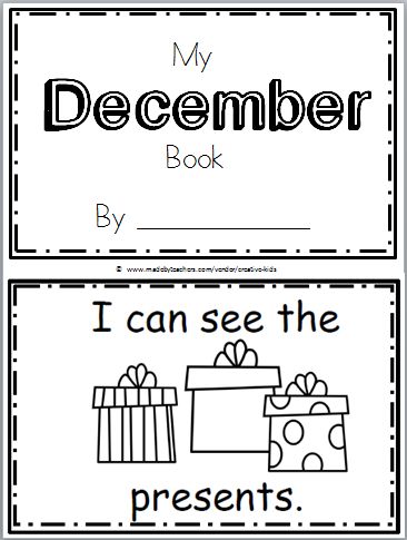 Mini Books - Made By Teachers December Lessons, December Kindergarten, Kindergarten Christmas, December Activities, Winter Kindergarten, Kindergarten Books, Practice Reading, Christmas Kindergarten, Emergent Readers