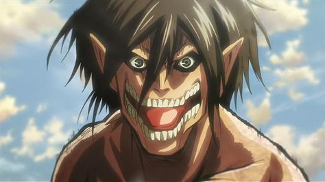 Attack on Titan. I knew from the start that Eren didn't die and so when i saw this dude I was like Welcome back Eren. Cause when he showed up he looks exactly the same! So yea! Eren Titan, Anime Character, Attack On Titan, Anime, Black