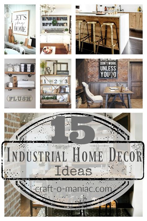 How To Decorate Industrial Style Apartment, Industrial Farmhouse Wallpaper, Diy Industrial Farmhouse Decor, Industrial Farmhouse Home Office, Industrial Farmhouse Kitchen Decor, Industrial Spring Decor, Farmhouse Office Wall Decor Ideas, Industrial Style Home Decor, Industrial Farmhouse Wall Decor