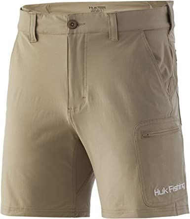 HUK Men's Standard Next Level Quick-Drying Performance Fishing Shorts, Braid-7", 3X-Large