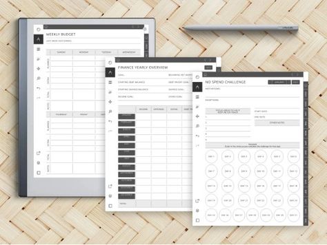 reMarkable Budget Planner Templates Remarkable Templates Free, Free Remarkable 2 Templates, Remarkable 2 Ideas, Remarkable Templates, Remarkable 2 Templates, Planner Monthly Layout, Personal Budget Planner, Remarkable 2, Planner Writing