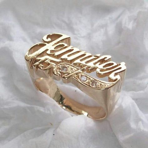 Gold Coin Jewelry, Real Gold Jewelry, Mexican Jewelry, Name Rings, Gold Ring Designs, Dope Jewelry, 18k Gold Jewelry, Coin Jewelry, Rings Cool