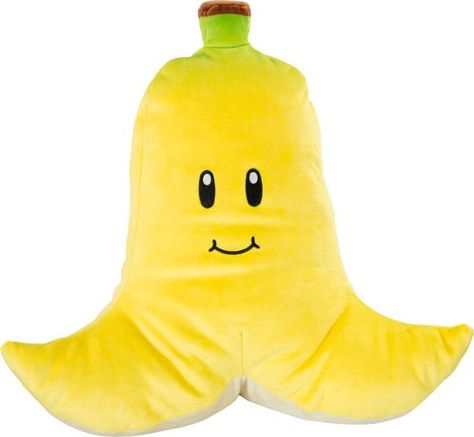 Mario Kart Banana, Banana Plush, Mario Kart Games, Banana Toy, Nintendo Plush, Mario Room, Mario Toys, Nintendo Mario Kart, Mario Plush