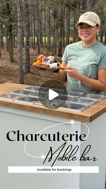 Andrea Huynh Jackson on Instagram: "Introducing our NEW 💫Charcuterie mobile bar 🧀  Customize a unique experience to create boards, boats or cones for your guests at any event   Tag someone who needs this at their next event ⬇️  Link to inquire in bio 🔗  🎥 @wisejacksonyoga  . . . . #orlandograzing #cheeseboardsfl #grazingboxorlando #cravegrazing #charcuterieflorida #charcuterieboxorlando #grazingboxfl #cheeseandwineorlando #charcuterie #chacuterieboard #plattersoftheworld #picoftheday #follow #love #instagood #fashion #photooftheday #beautiful #art #foodporn #food #foodstagram #foodie #foodiesofinstagram #bestfoodmedia #foodlover #cheeseboardgoals #cheeseboardsofinstagram #cheeselover" Mobile Charcuterie Board, Diy Mobile Charcuterie Cart, Charcuterie Cart Diy, Charcuterie Truck, Charcuterie Vendor Booth, Mobile Charcuterie Cart Business, Charcuterie Mobile Bar, Charcuterie Station, Charcuterie Bar Cart