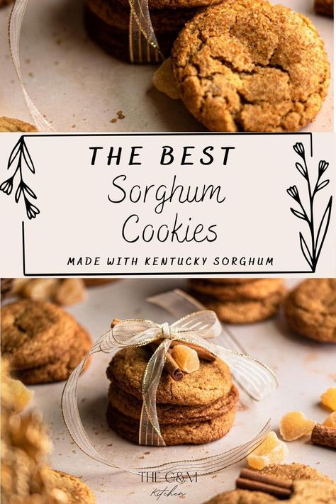 Sorghum Cookie Recipe, Sorghum Syrup Recipes, Sorghum Cookies, Sorghum Recipes, Sorghum Syrup, Ginger Molasses Cookies, Perfect Chocolate Chip Cookies, Sugar Free Cookies, Molasses Cookies