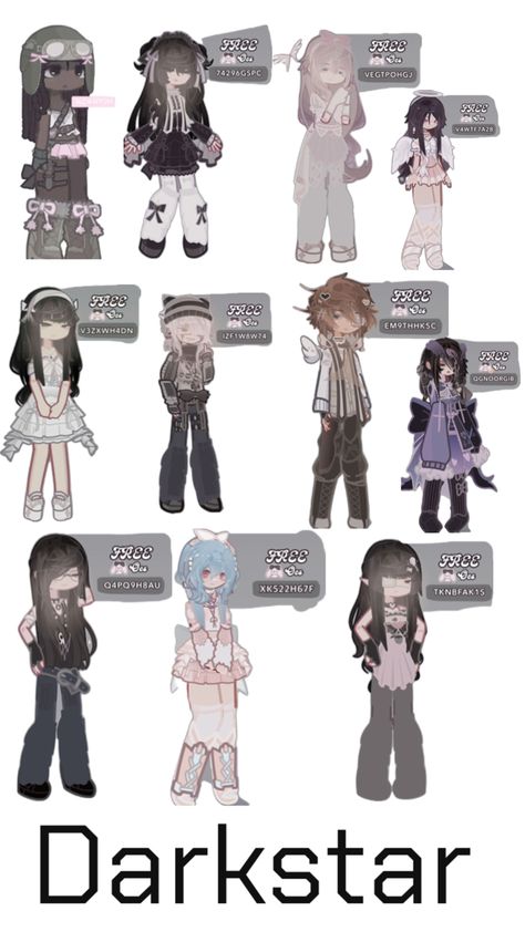 Gacha Club Characters Ideas, Gacha Life 2 Character, Gacha Life Avatar, Gacha Oc Codes, Gacha Life 2 Codes Outfits, Gl2 Oc Codes, Gacha Life 2 Outfits, Gacha Life 2 Codes, Gacha Avatar