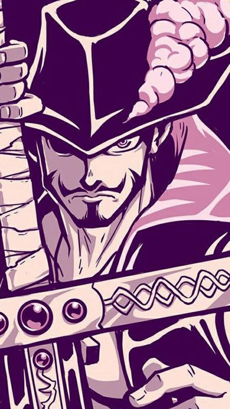 Hawkeye One Piece Wallpaper, Mihawk One Piece Wallpapers, Dracule Mihawk Wallpaper, One Piece Mihawk, Mihawk One Piece, Dracule Mihawk, One Piece World, One Piece Chapter, Hxh Characters