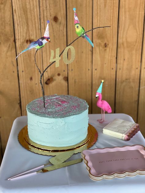 Bird Theme Parties, Birdie Birthday, 5th Birthday Boys, Happy Bird Day, Bird Birthday Parties, Bird Cake, Bird Party, 40th Birthday Party, Happy 5th Birthday