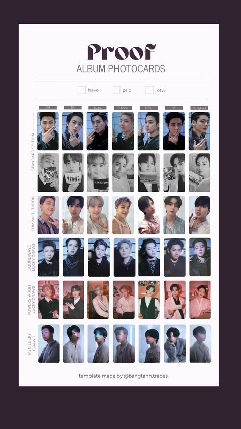 Proof Photocard Template, Bts Album Template, Jimin Photocard Template, Bts Pc Template, Bts Photocard Template, Proof Bts, Album Proof, Photocards Template, Bts Photocard