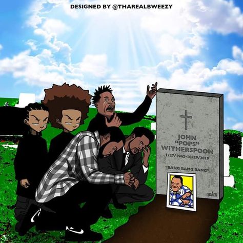 Boondocks Grandad, Boondocks Cartoon, John Witherspoon, The Boondocks Cartoon, Rest In Heaven, Boondocks Drawings, Scooby Doo Images, The Boondocks, Hip Hop Artwork