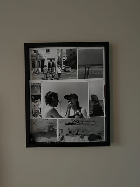 Photo Wall Collage Boyfriend, Film Room Decor, Couple Photo Wall, Framed Couples Photos, Couple Collage Ideas, Bf Picture Frame Gift Ideas, Black And White Photo Collage, Couple Photoframe Ideas, Diy Photoframe Boyfriend