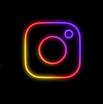 4 Sets of Free NEON App Icon Sets to Download for iOS 14 Home Screens – STRAPHIE Neon, Instagram, Black