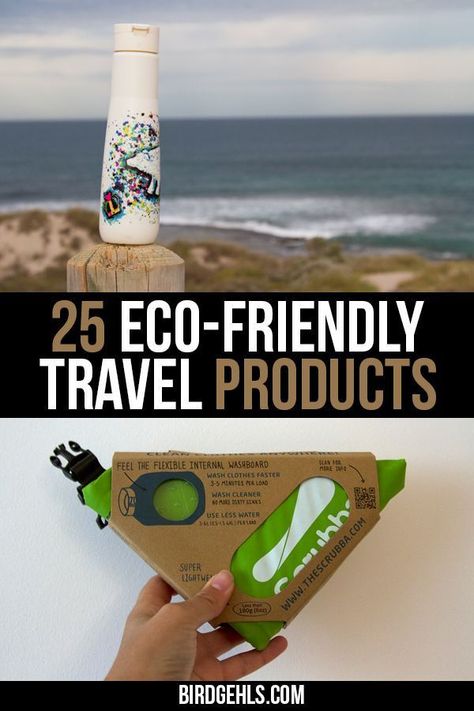 Here are some eco-friendly travel products you should take with you if you want to be a more sustainable traveller. Some are only needed for short trips, but others will come in handy if you're nomadic or are going away for a longer holiday. / #EcoTraveller / #GreenTravel / #SustainableTravel / Airplane Hacks, 0 Waste, Green Inspo, Travelling Tips, Ethical Travel, Eco Friendly Products, Solo Travel Tips, Eco Travel, Green Travel