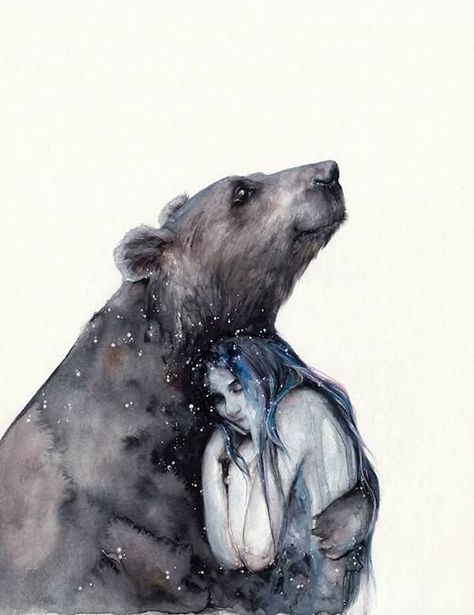 Bear Spirit, Spirit Bear, Bear Tattoo, Arte Sketchbook, Bear Hug, Bear Art, Arte Animal, Arte Fantasy, Art And Illustration