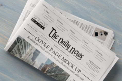 This is a folded cover version of our daily newspaper psd mockup series to complement your editorial designs showcase in style.... Folded Newspaper, Newspaper Drawing, Mock Up Templates, Wallpaper Doodle, Daily Newspaper, Vintage Drawing, Psd Mockup Template, Drawing Images, Painting Tips