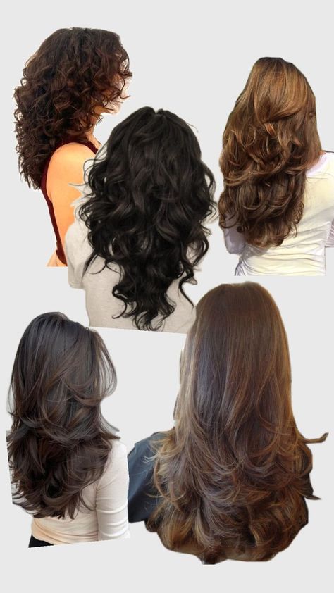 layered hair, loose curls, soft curls, long hair, layered Soft Curls, Loose Curls, Layered Hair, Hair Styles, Hair