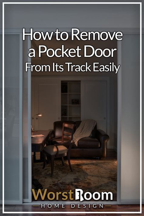 How to Remove a Pocket Door From Its Track Easily How To Remove A Pocket Door, How To Paint Pocket Doors, Pocket Door, Hearth And Home, House Projects, Pocket Doors, Bifold Doors, Home Reno, Bonus Room